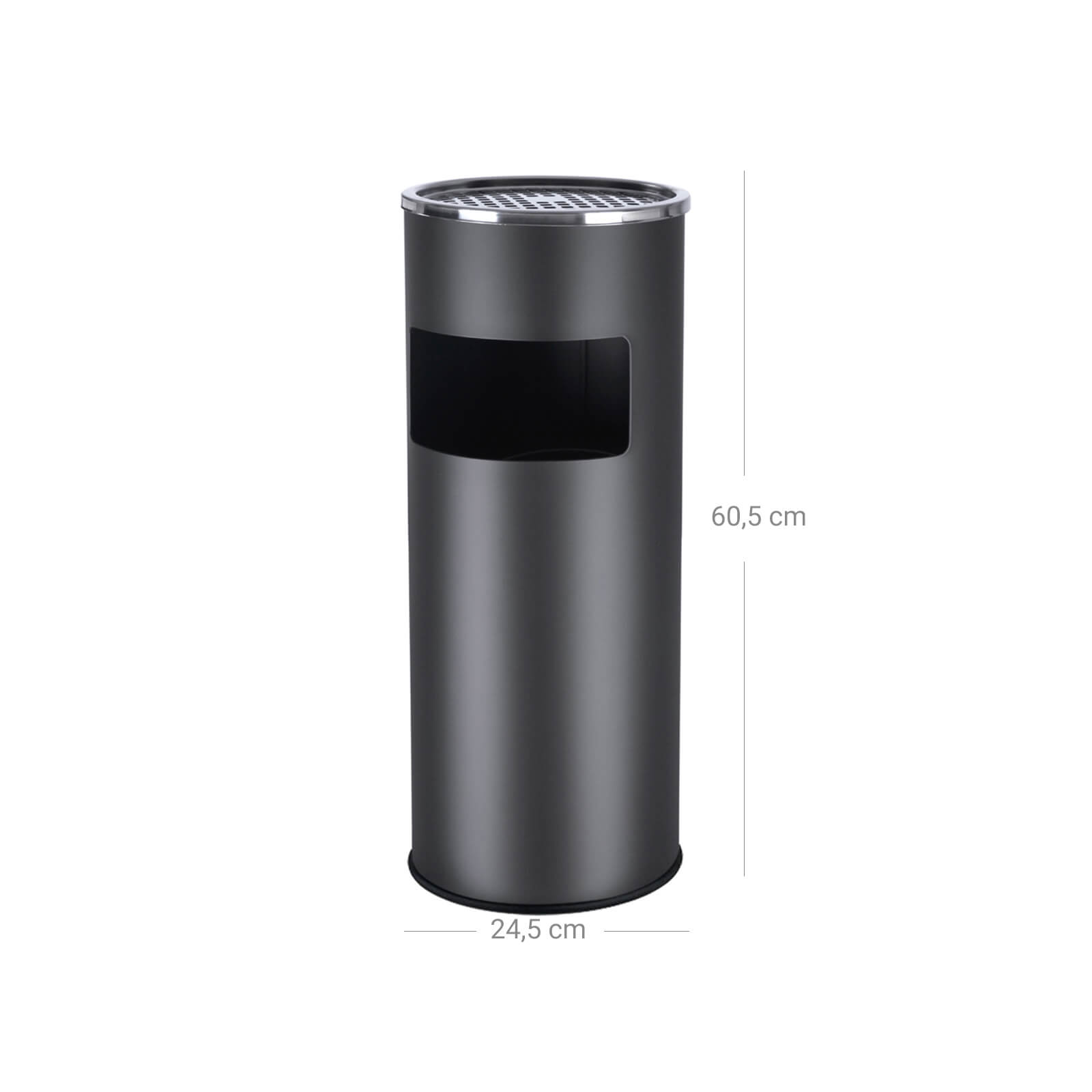 Standing ashtray black - Image 4