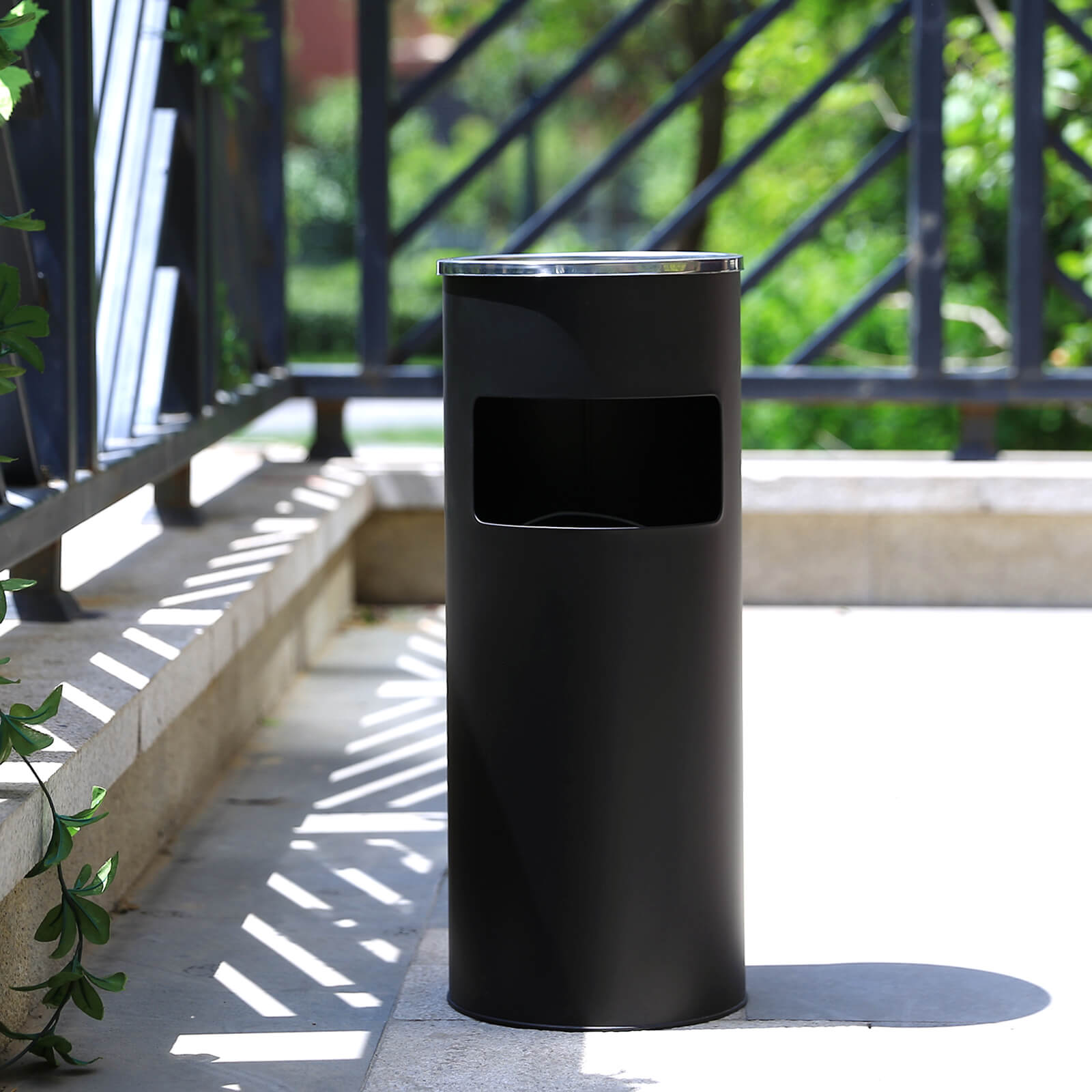 Standing ashtray black - Image 5