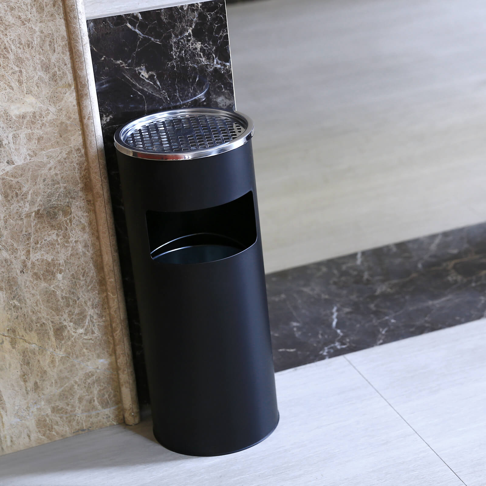 Standing ashtray black - Image 6