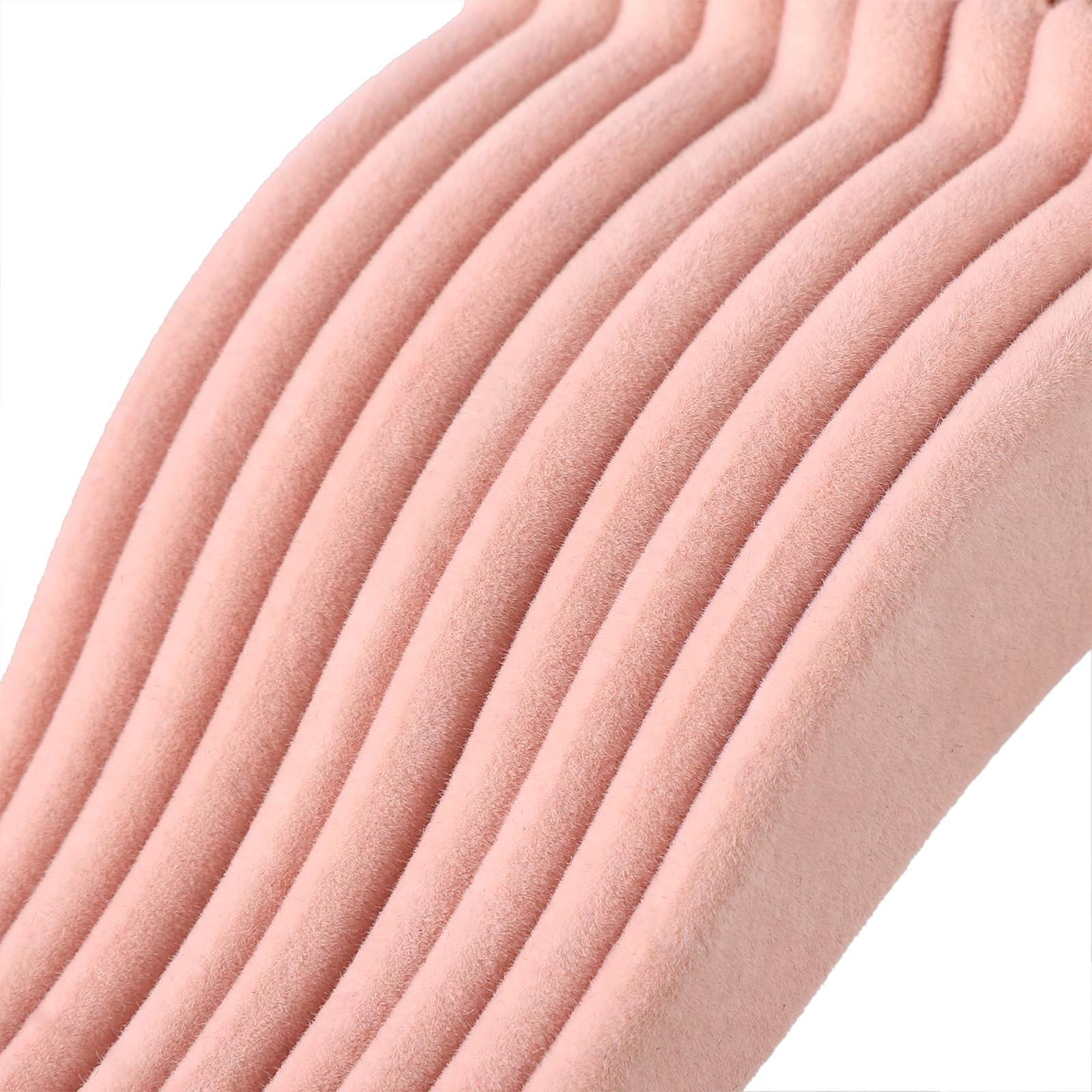 Baby Hangers, Pack of 50 kid's Velvet Hangers with Rose Gold Hooks, Non-Slip Children's Hangers for Clothes in Closet, Baby or Children's Coats, Light Pink CRF027P01 - Image 6