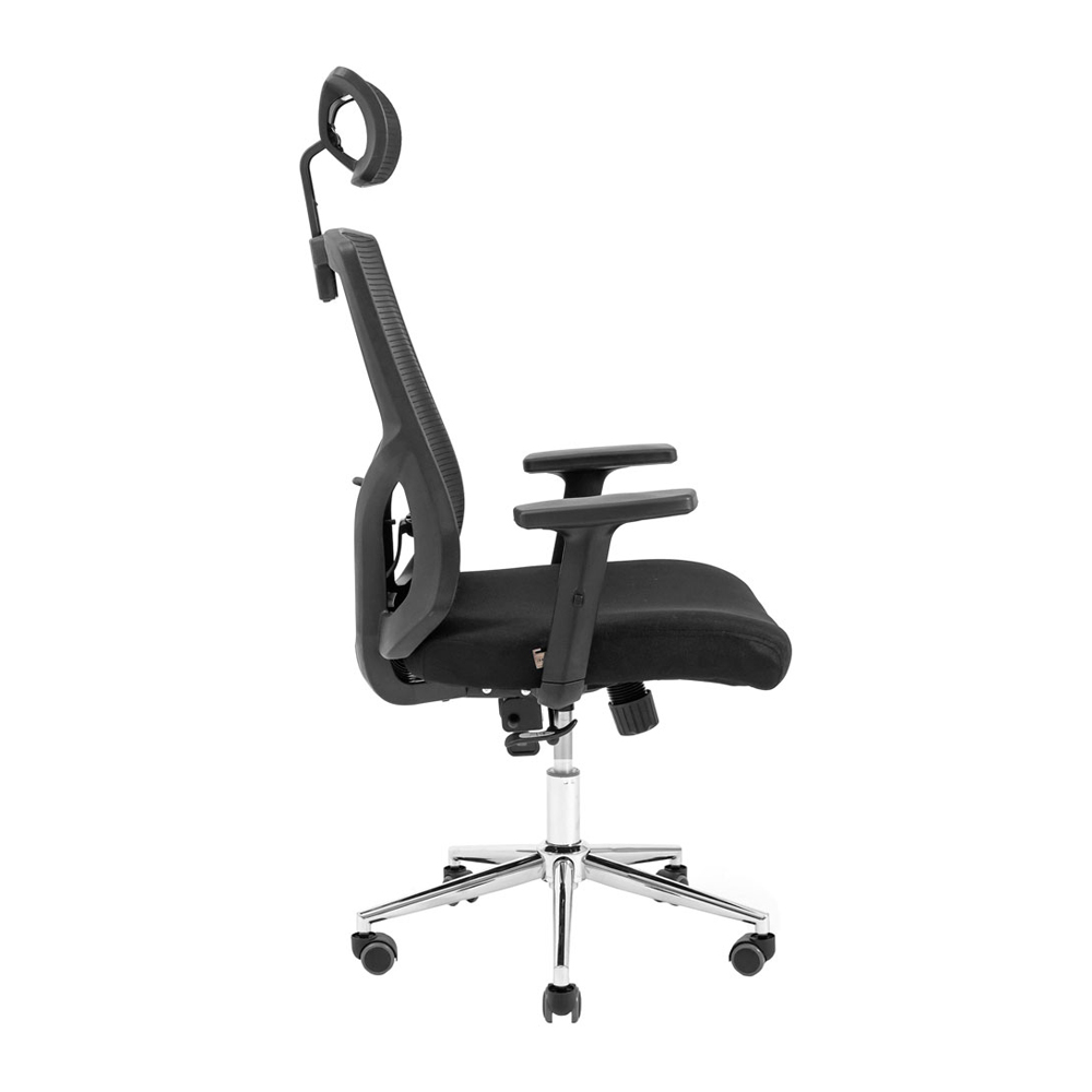 Rondi Mesh-kontorstol, Mesh Anyfix-mekanisme, sort - Billede 2