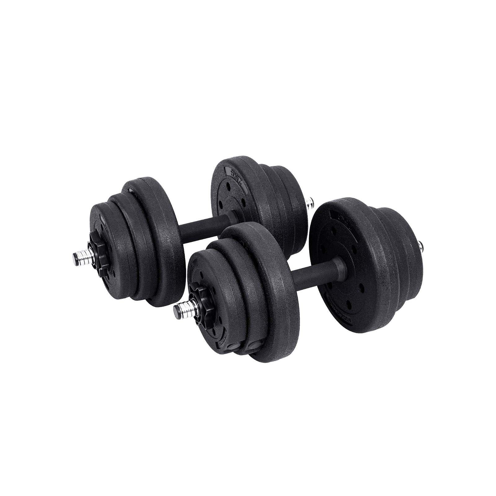 SONGMICS håndvægtssæt 20 kg sort