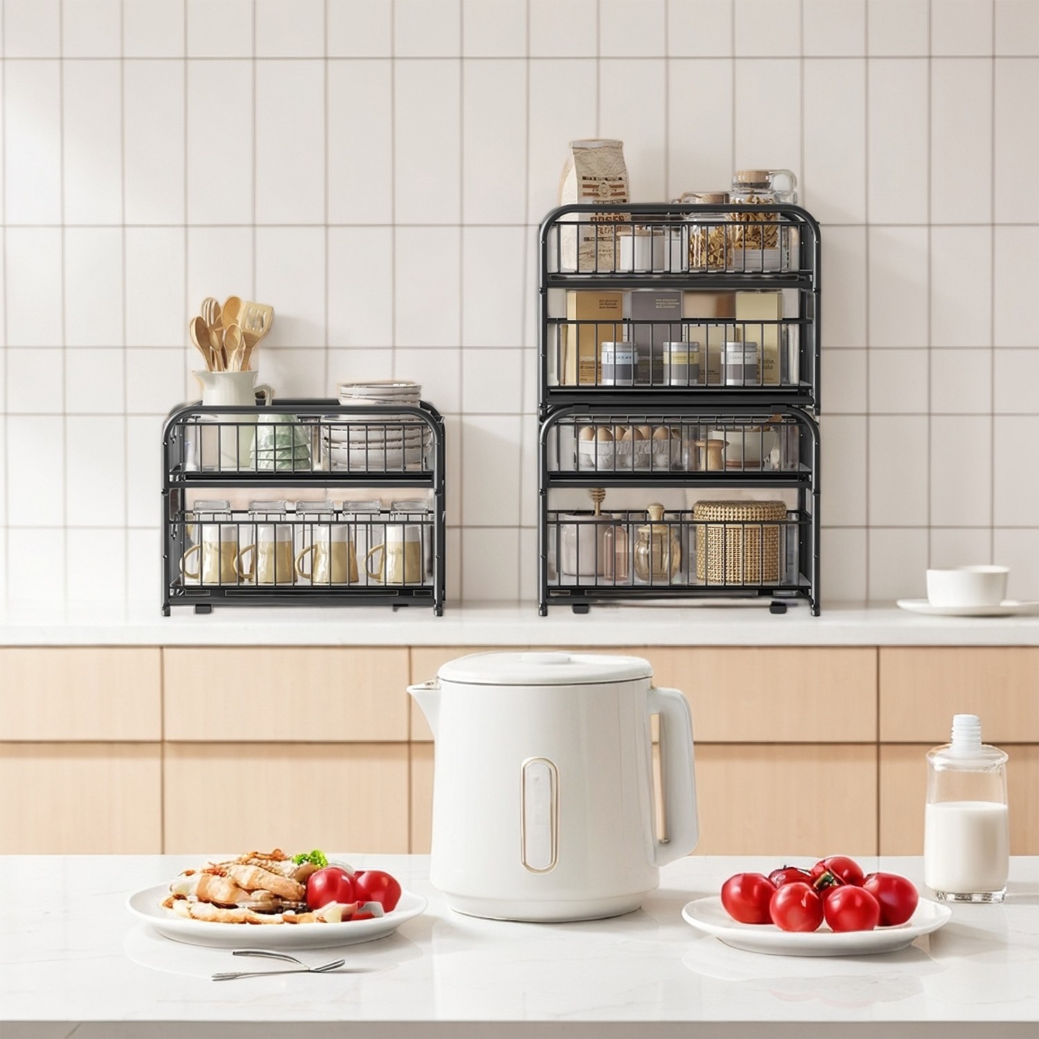 SONGMICS Kitchen Organizer, Kitchen Shelf, Organization System