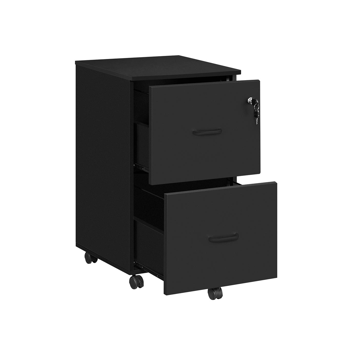 VASAGLE Rolling Container Granite Black