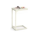 VASAGLE sidobord i C-form med stabil metallram