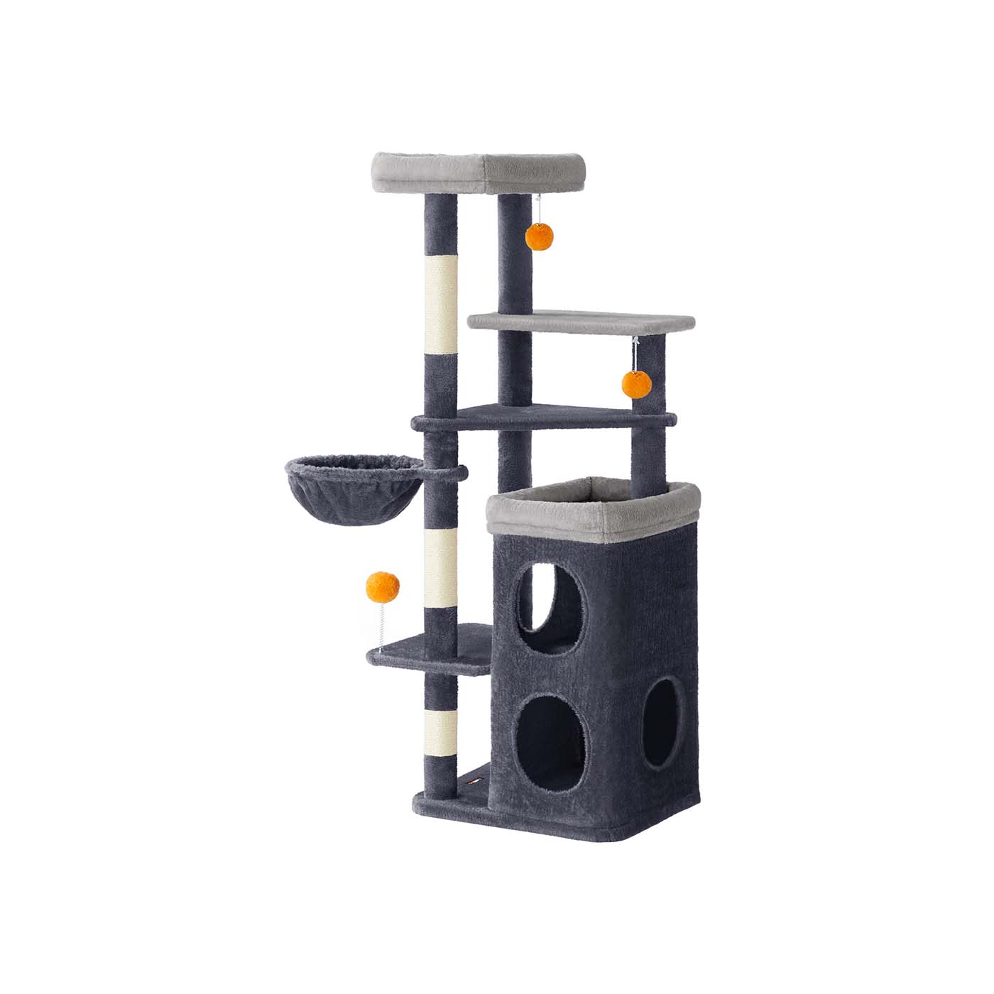 Feandrea Multi-level scratching post with caves and platforms for cats