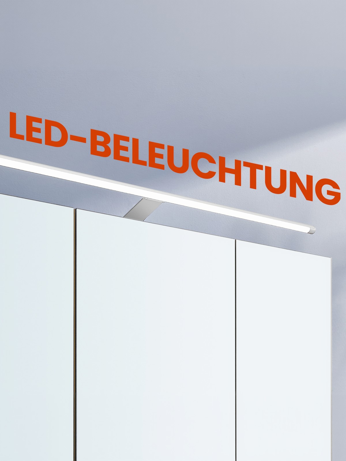 Bathroom cabinet with LED lighting, 14.6 x 70 - Image 7