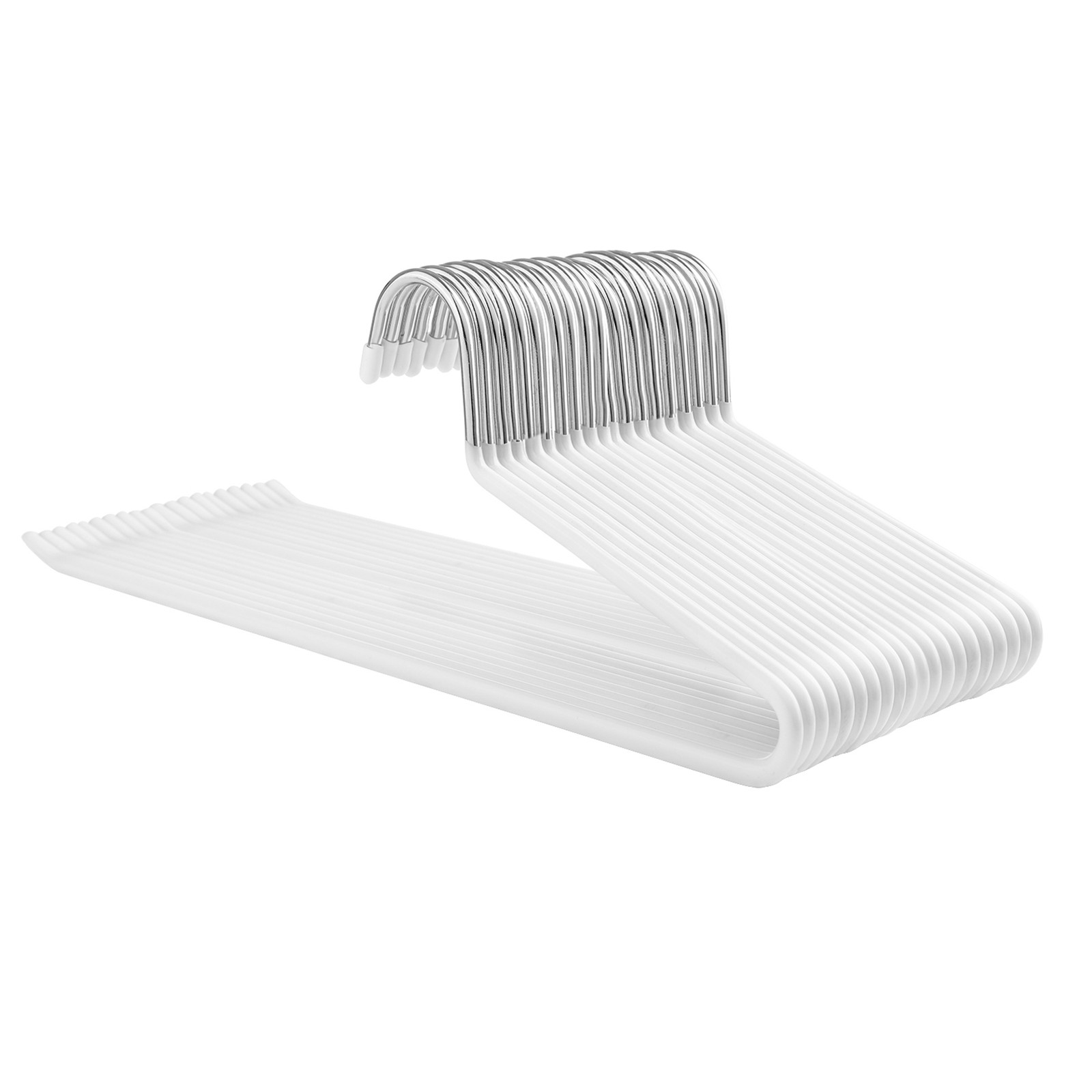 SONGMICS Songmics 20 stk. metalbøjler til bukser Ø 5 mm, sort, 38 cm