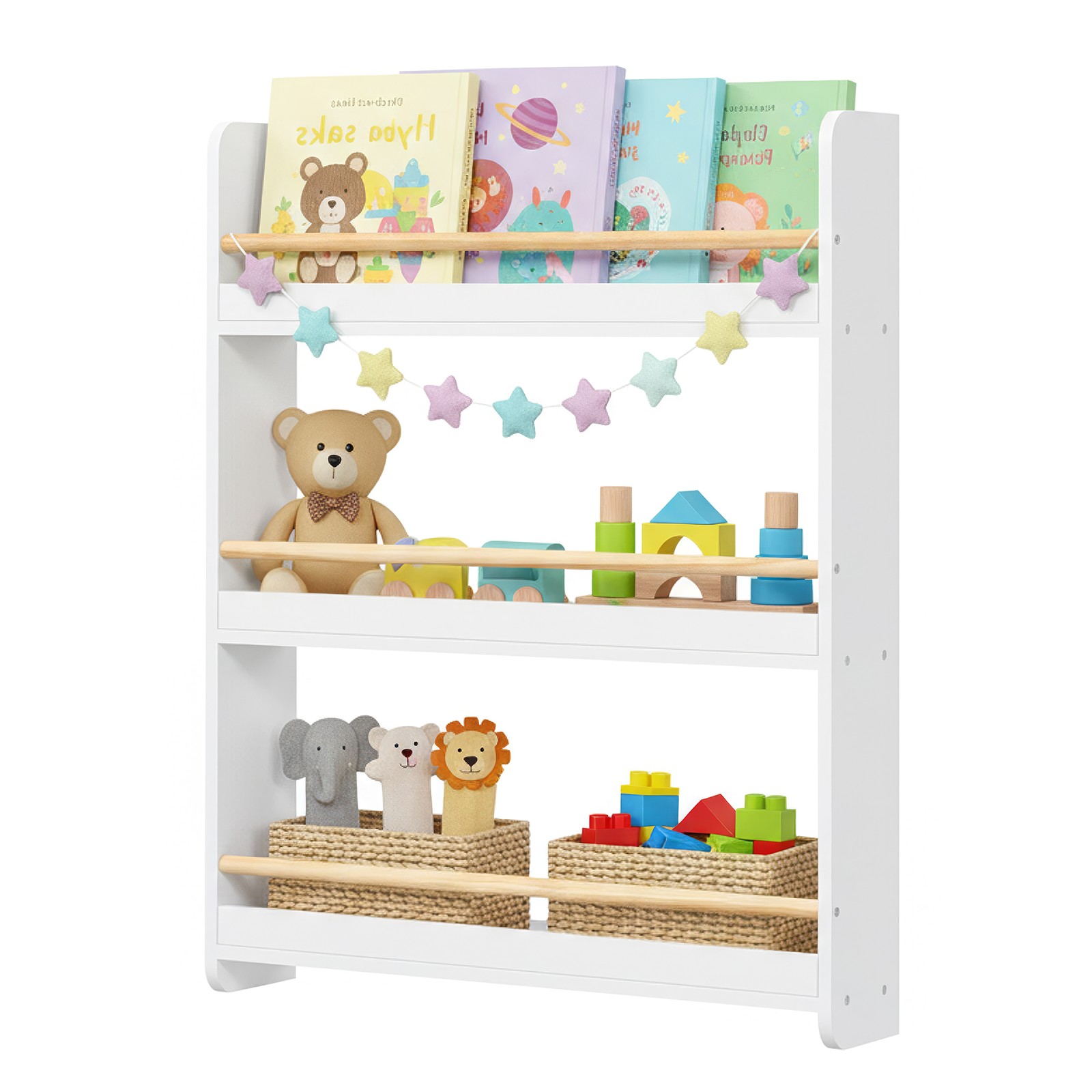 Bookshelf, children's shelf, 3 levels