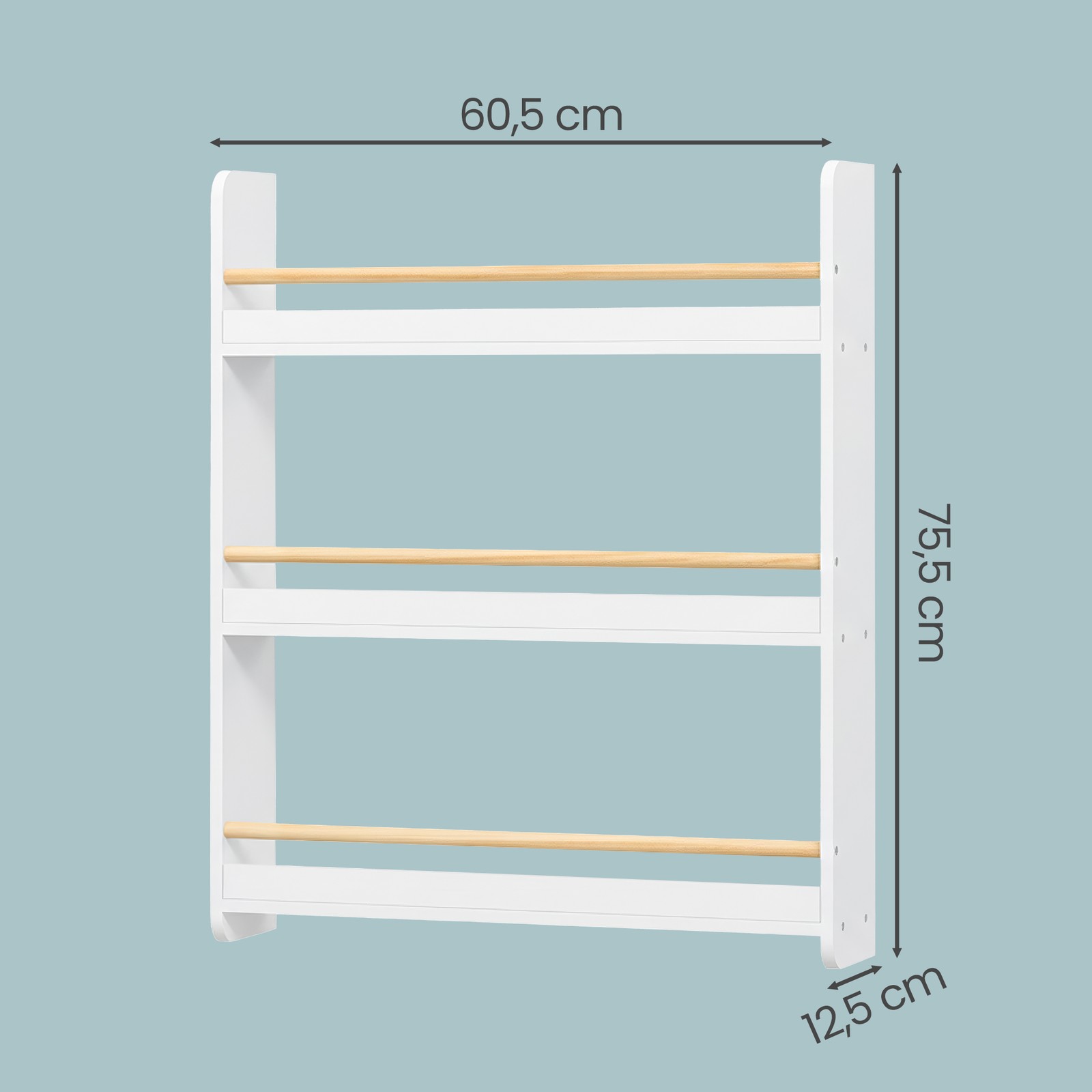 Bookshelf, children's shelf, 3 levels - Image 4