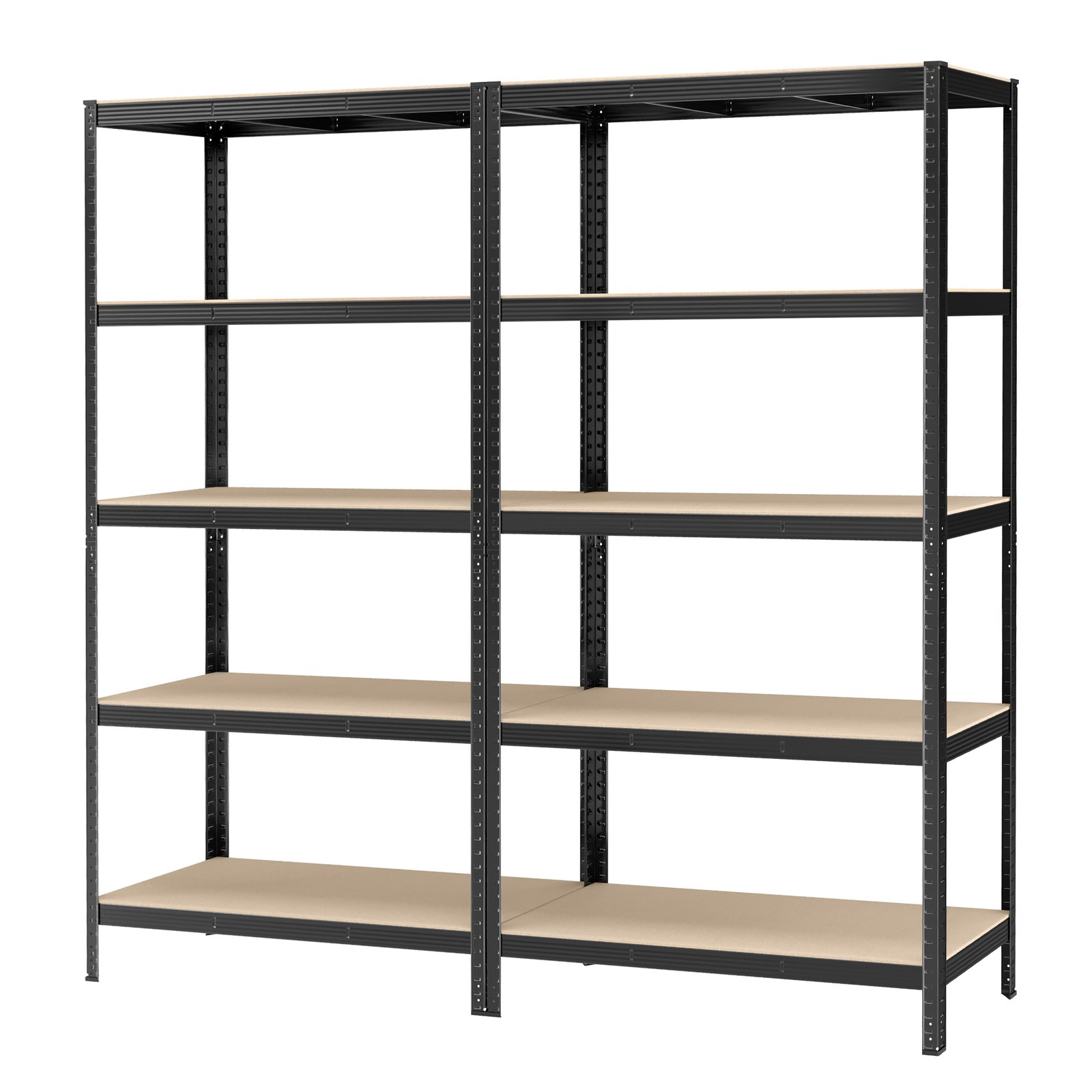 Oppbevaringshyller, sett med 2 stk., 60 x 120 x 200 cm