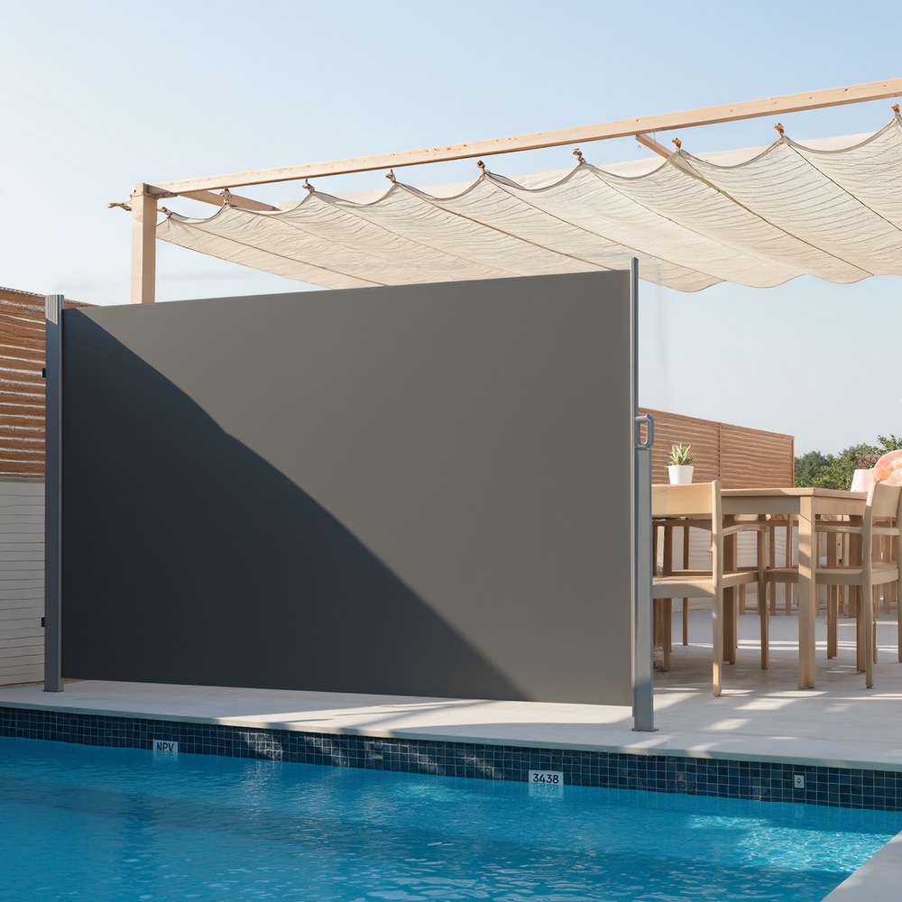 Side awning, retractable side roller shade, privacy screen - Image 2