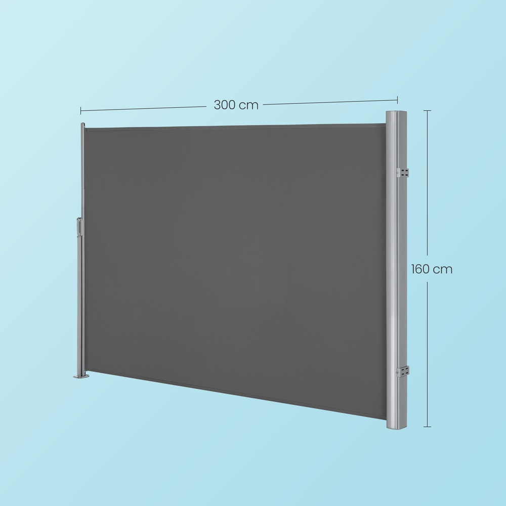 Side awning, retractable side roller shade, privacy screen - Image 3