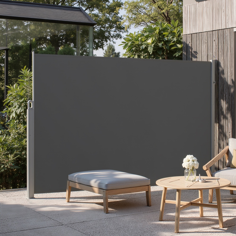 Side awning, retractable side roller shade, privacy screen - Image 6