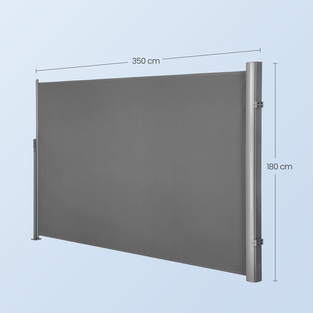Sidemarkise, uttrekkbar sidemarkise, innsynsbeskyttelse - Bilde 4