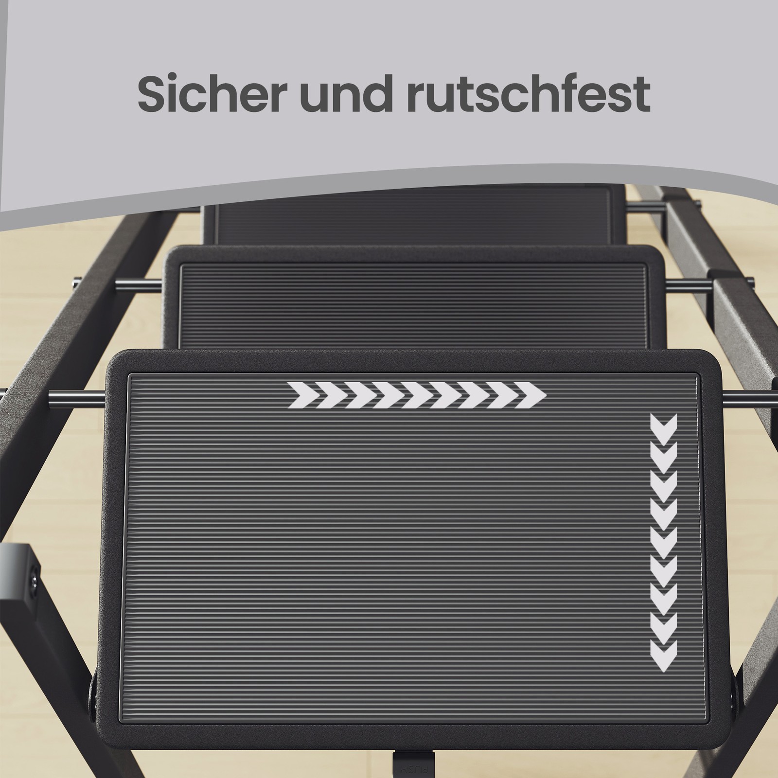 Step ladder, 4 steps, folding step with safety lock - Image 6