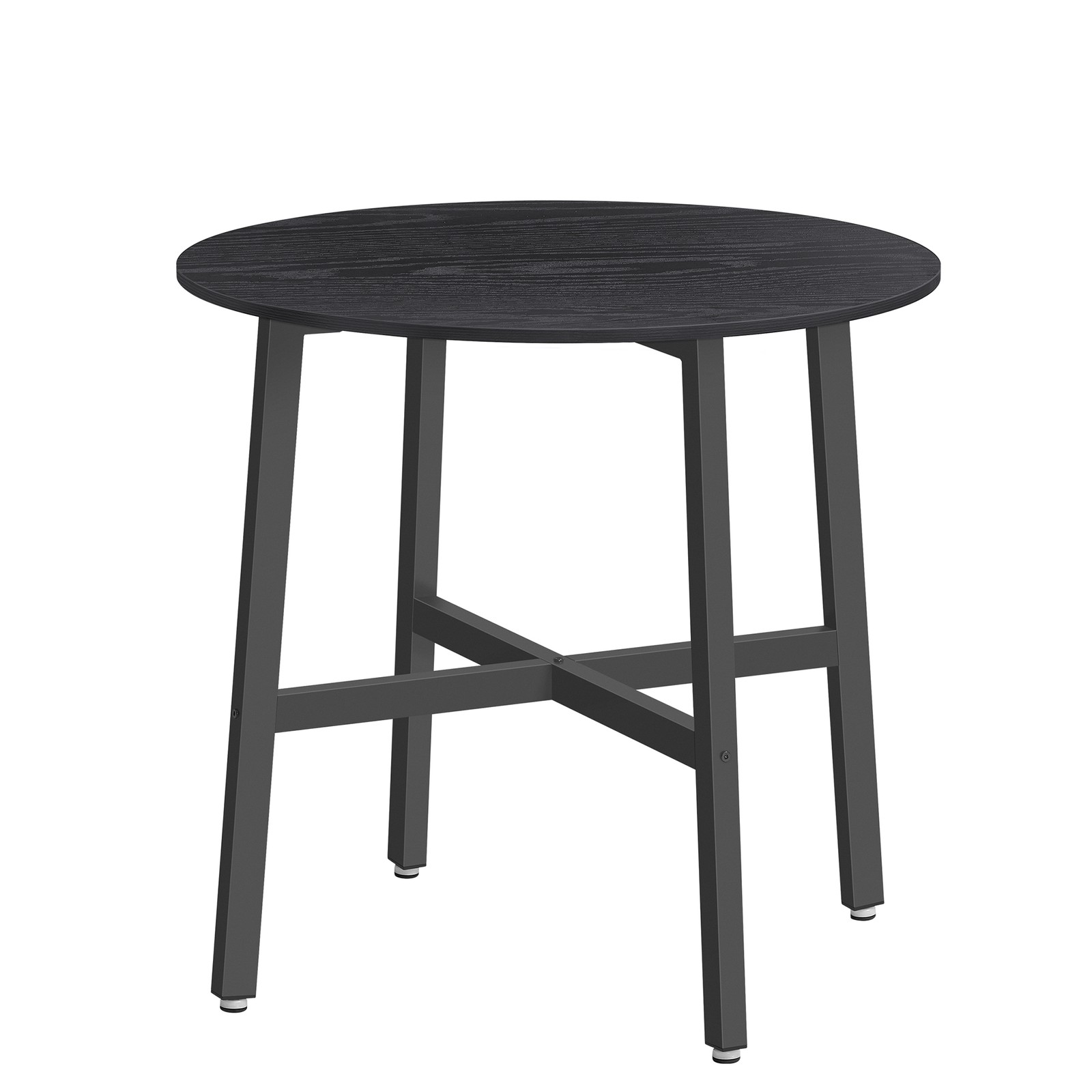Round kitchen table, small dining table in industrial design, for the office