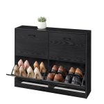 Shoe rack, with 4 flaps, shoe shelf