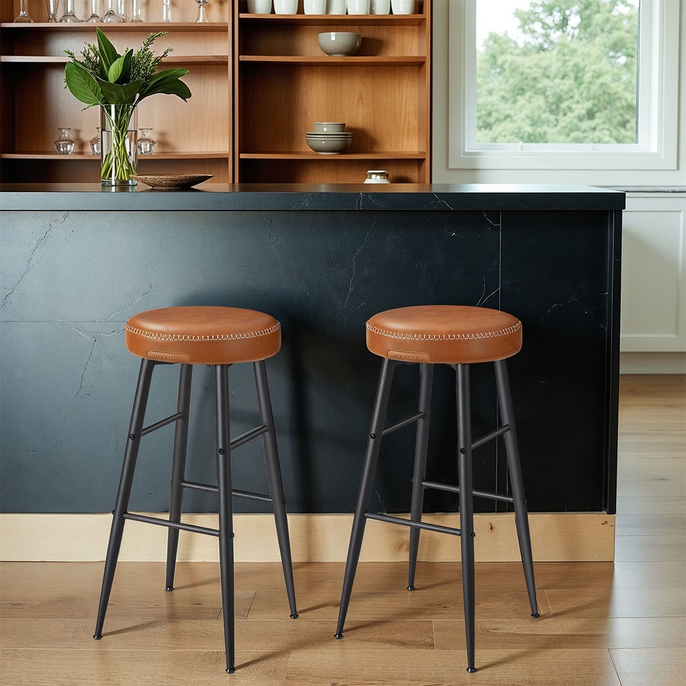 Bar Stool Set of 2, Counter Stool, Kitchen Chair