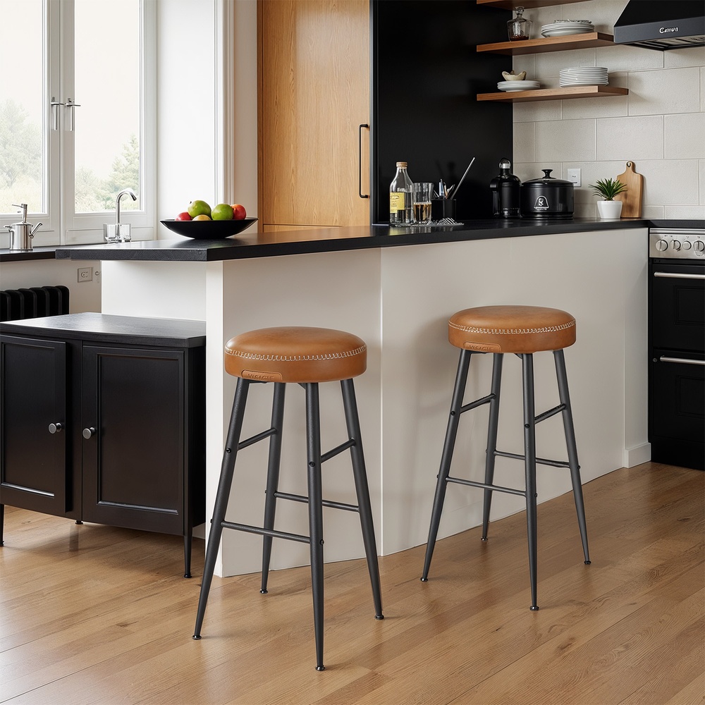 Bar Stool Set of 2, Counter Stool, Kitchen Chair - Image 6