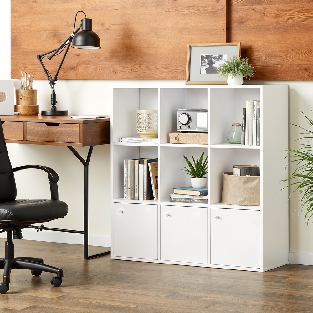 3-tier bookshelf, storage shelf, freestanding shelf - Image 2