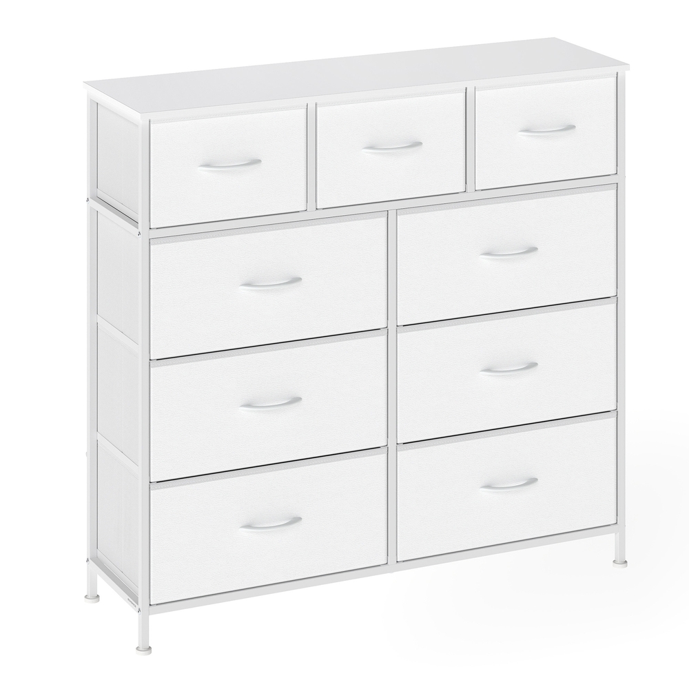 Chest of drawers, cabinet, 9 fabric drawers