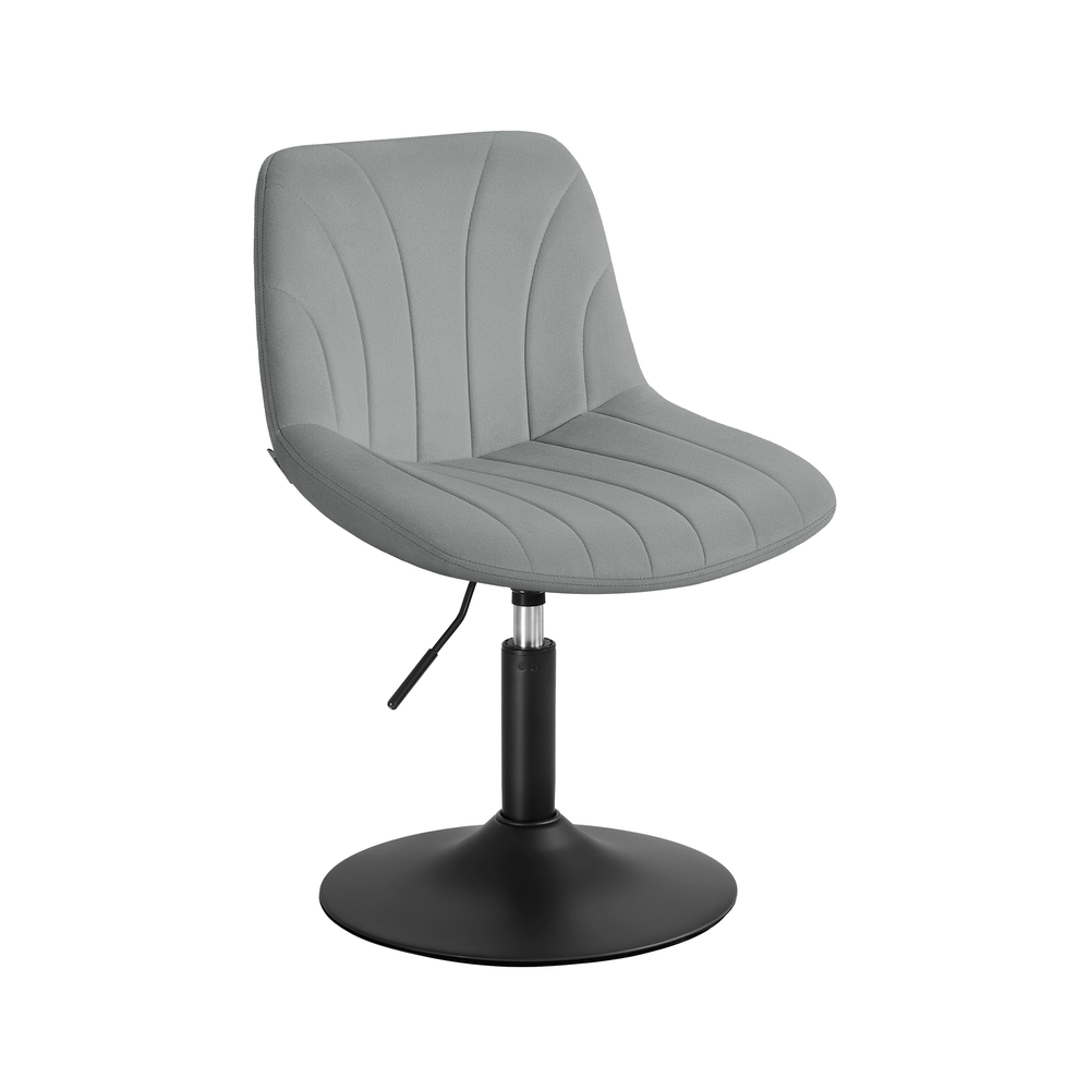 Makeup stool with backrest and swivel seat