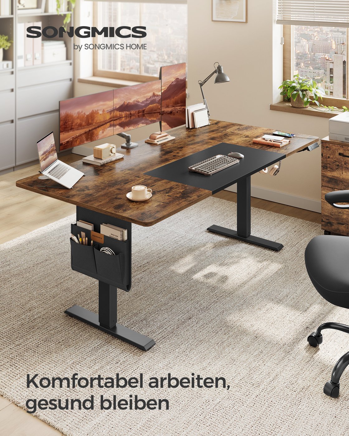 Electric height-adjustable desk 180 x 80 cm - Image 2