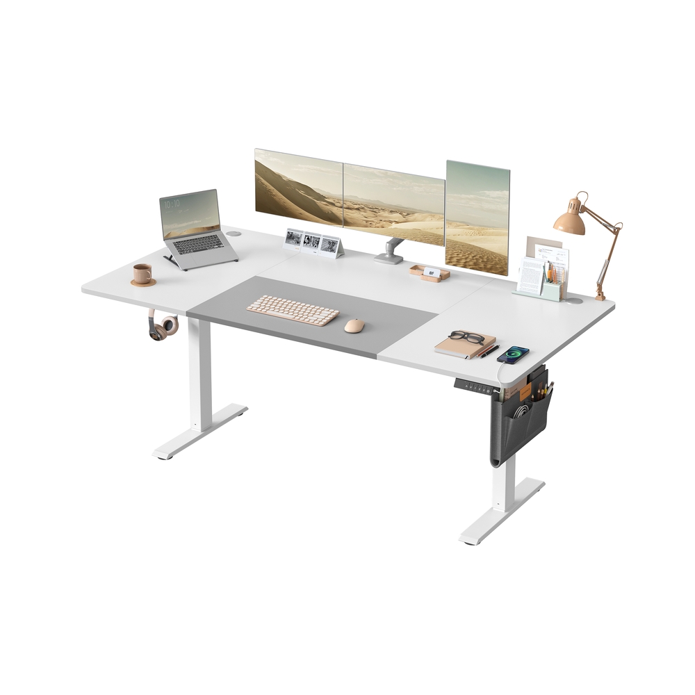 Electric height-adjustable desk 180 x 80 cm