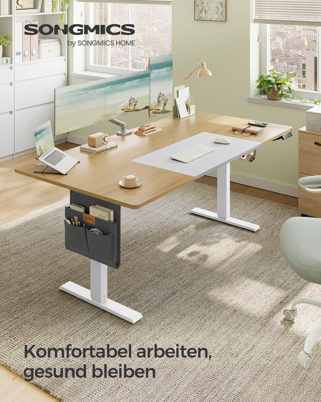 Electric height-adjustable desk 180 x 80 cm - Image 2