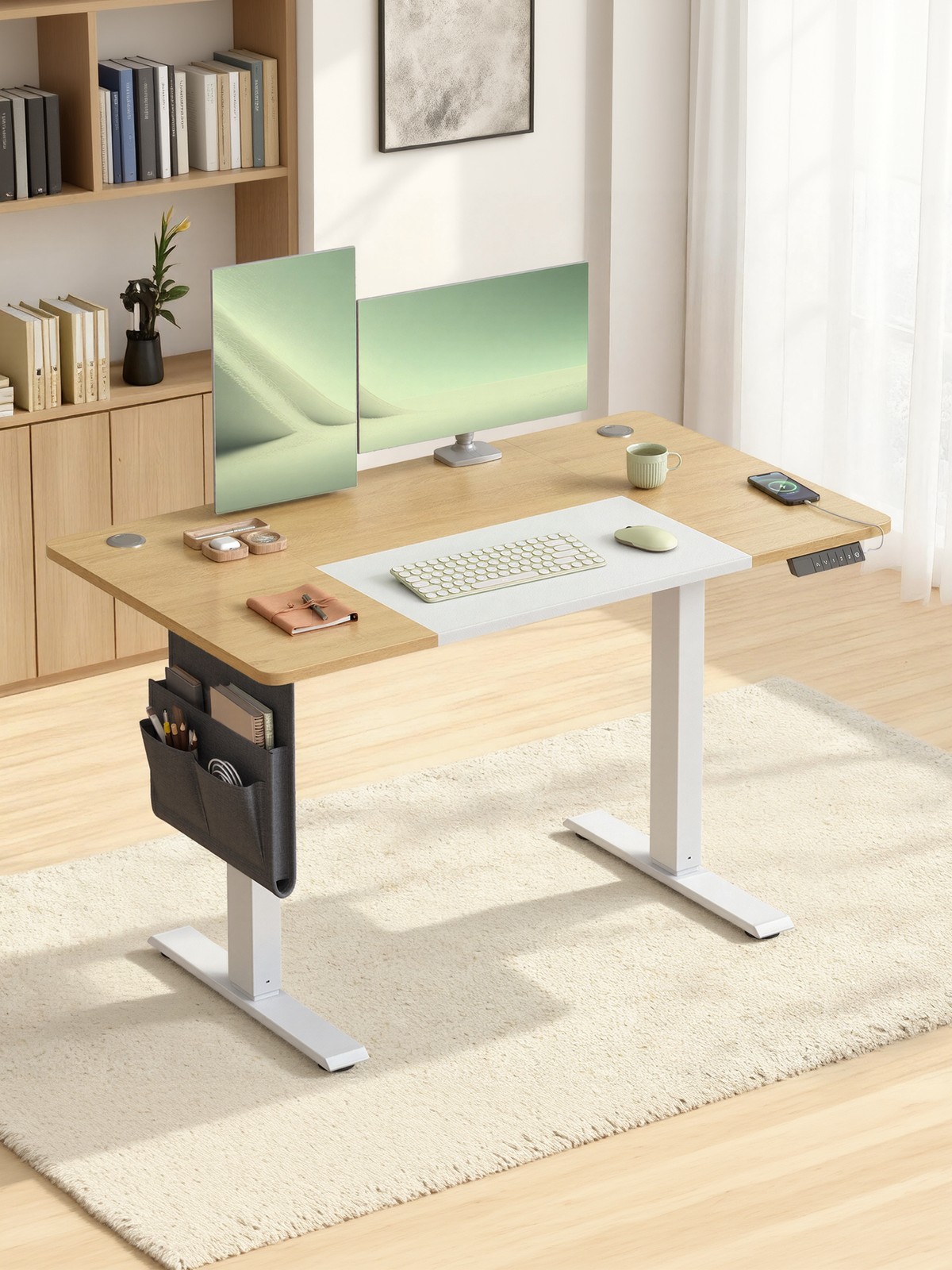 Electric height-adjustable desk, 120.1 x 60 - Image 4