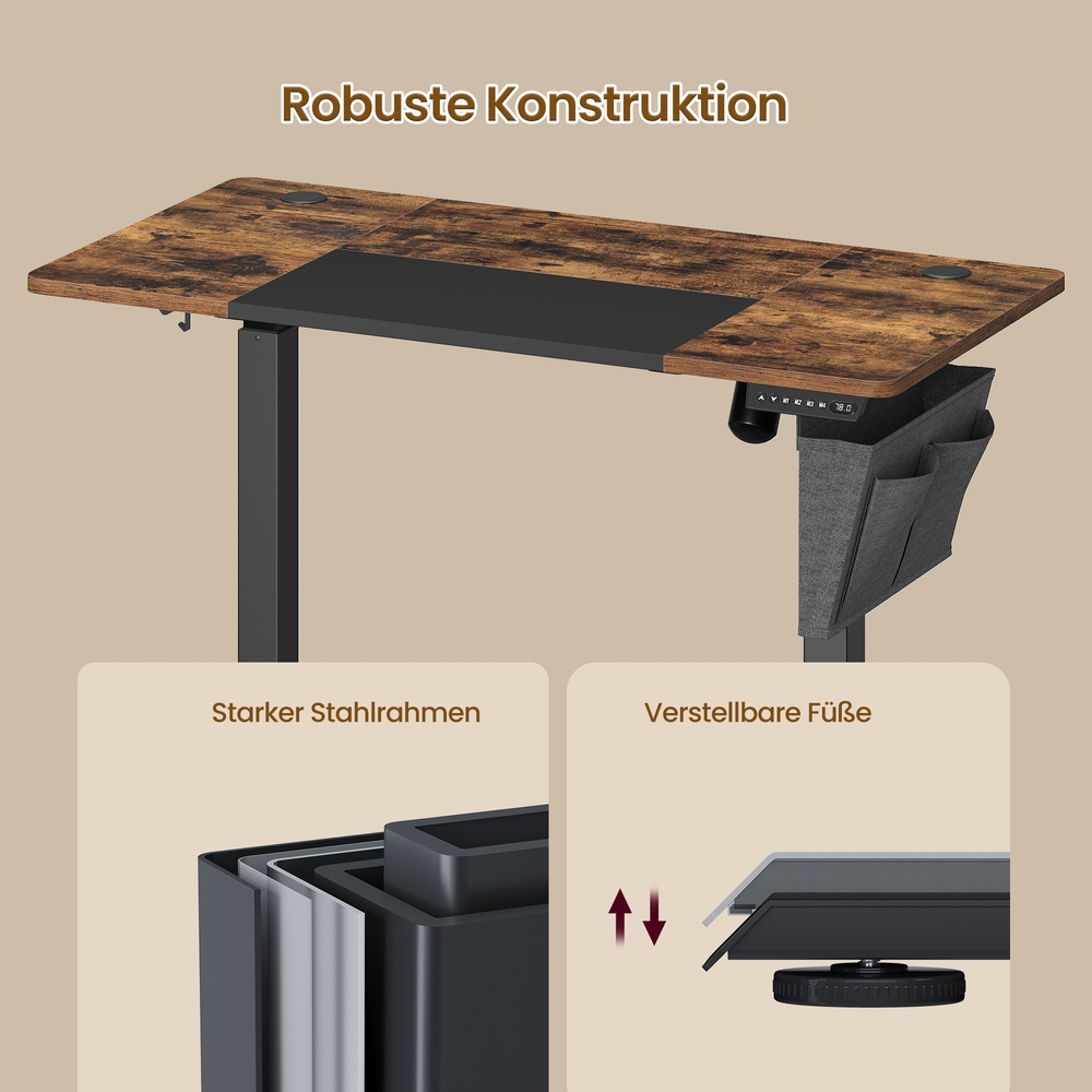 Electric height-adjustable desk, 140.1 x 60 - Image 5