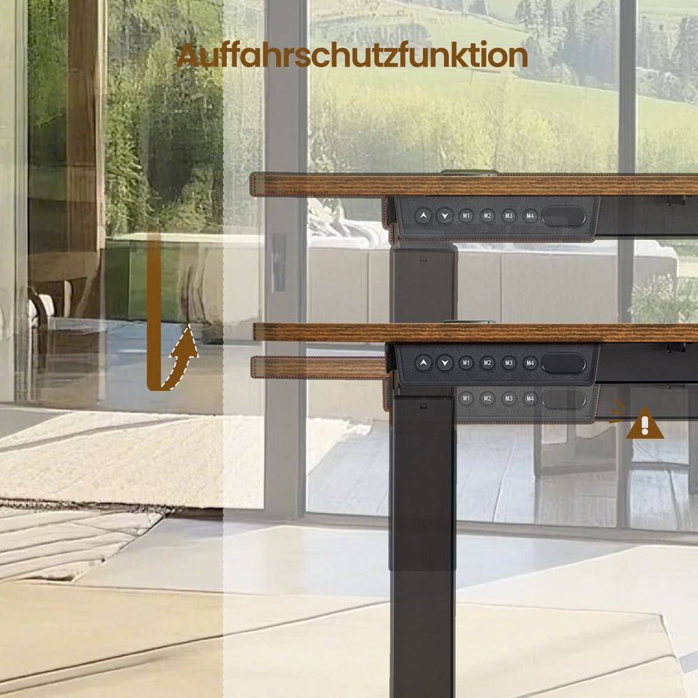 Electric height-adjustable desk, 140.1 x 60 - Image 6