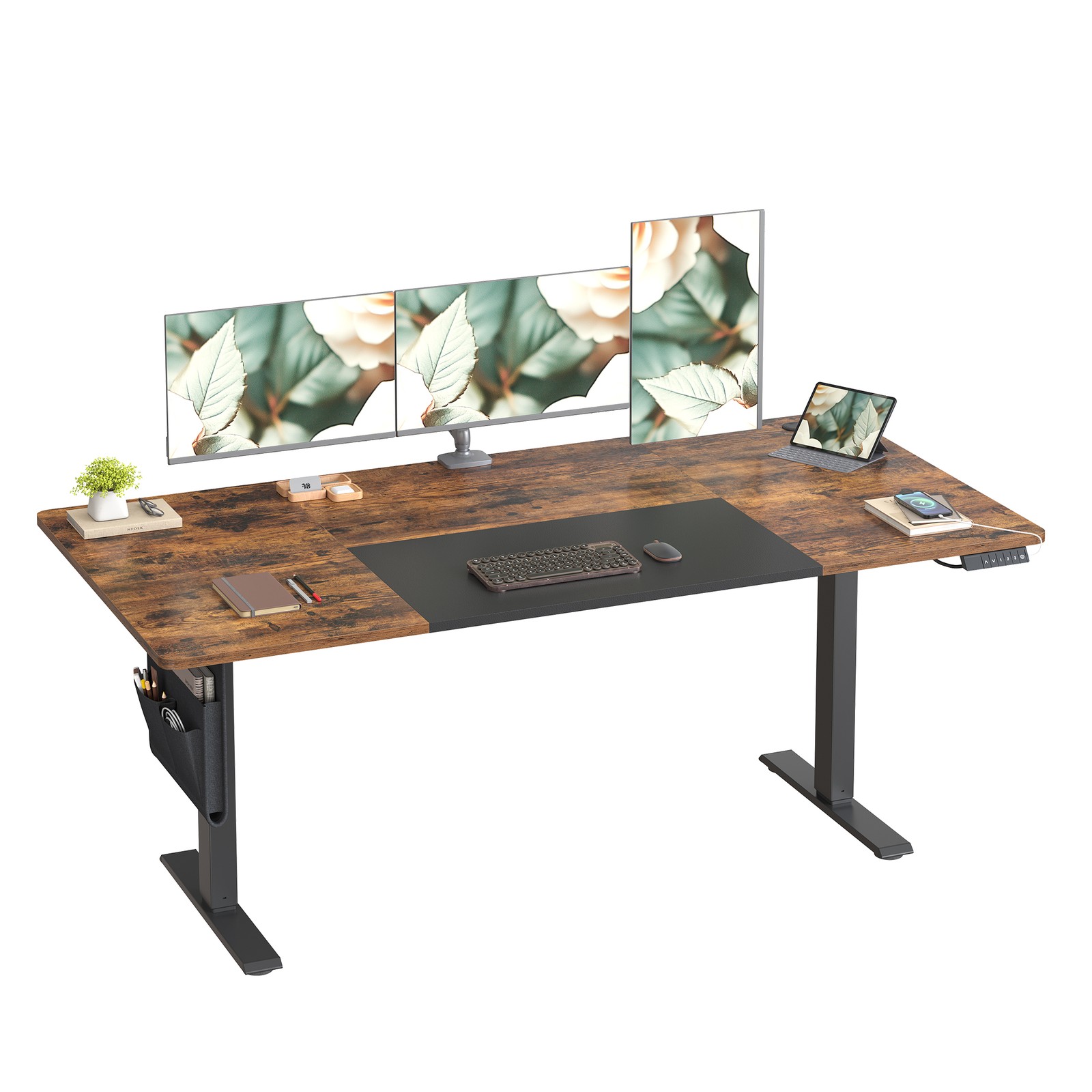 Height-adjustable standing table, 180 x 80 cm, memory function - Image 2