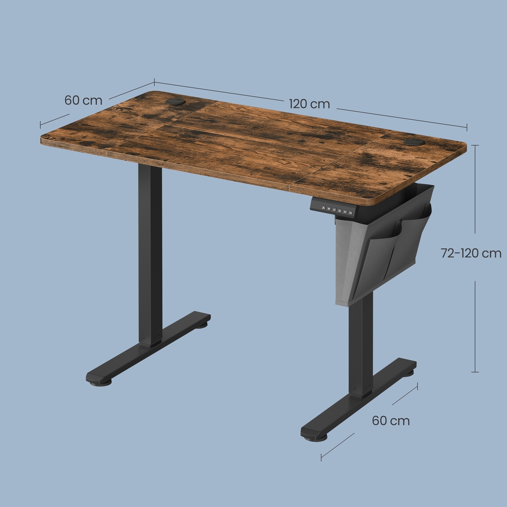 Electric height-adjustable desk, 120.1 x 60 - Image 6