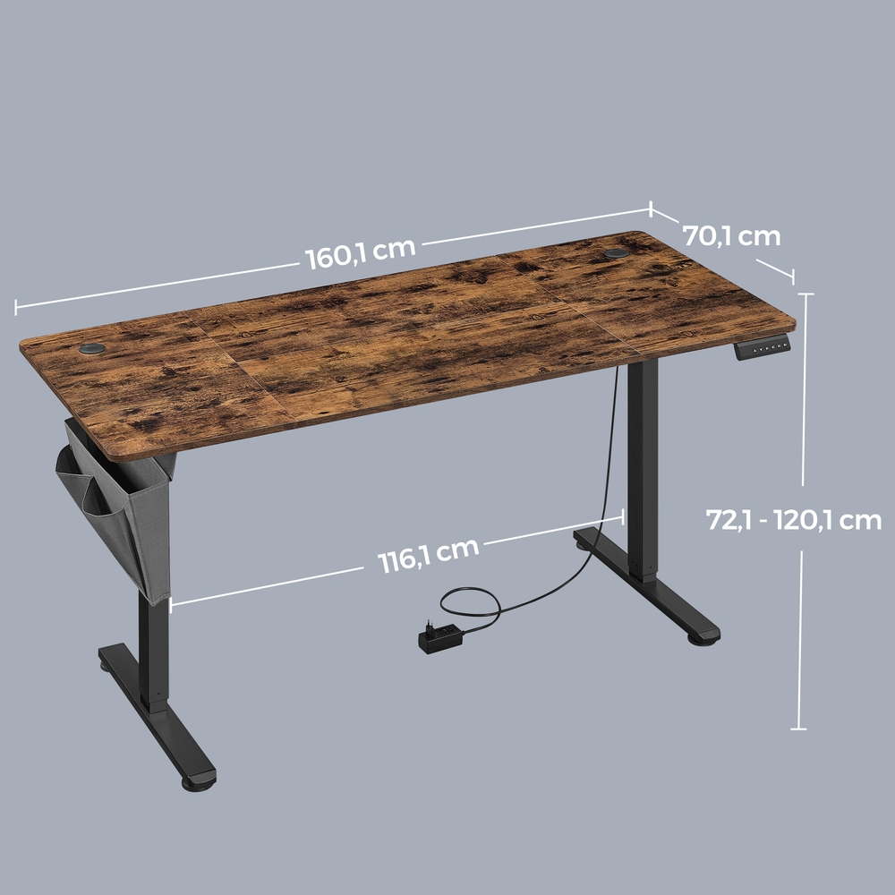 Electric height-adjustable desk, 140.1 x 60 - Image 6