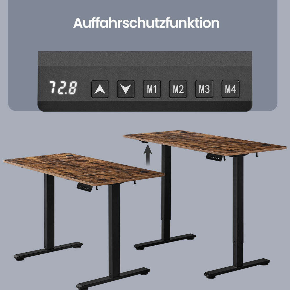 Electric height-adjustable desk, 140.1 x 60 - Image 4