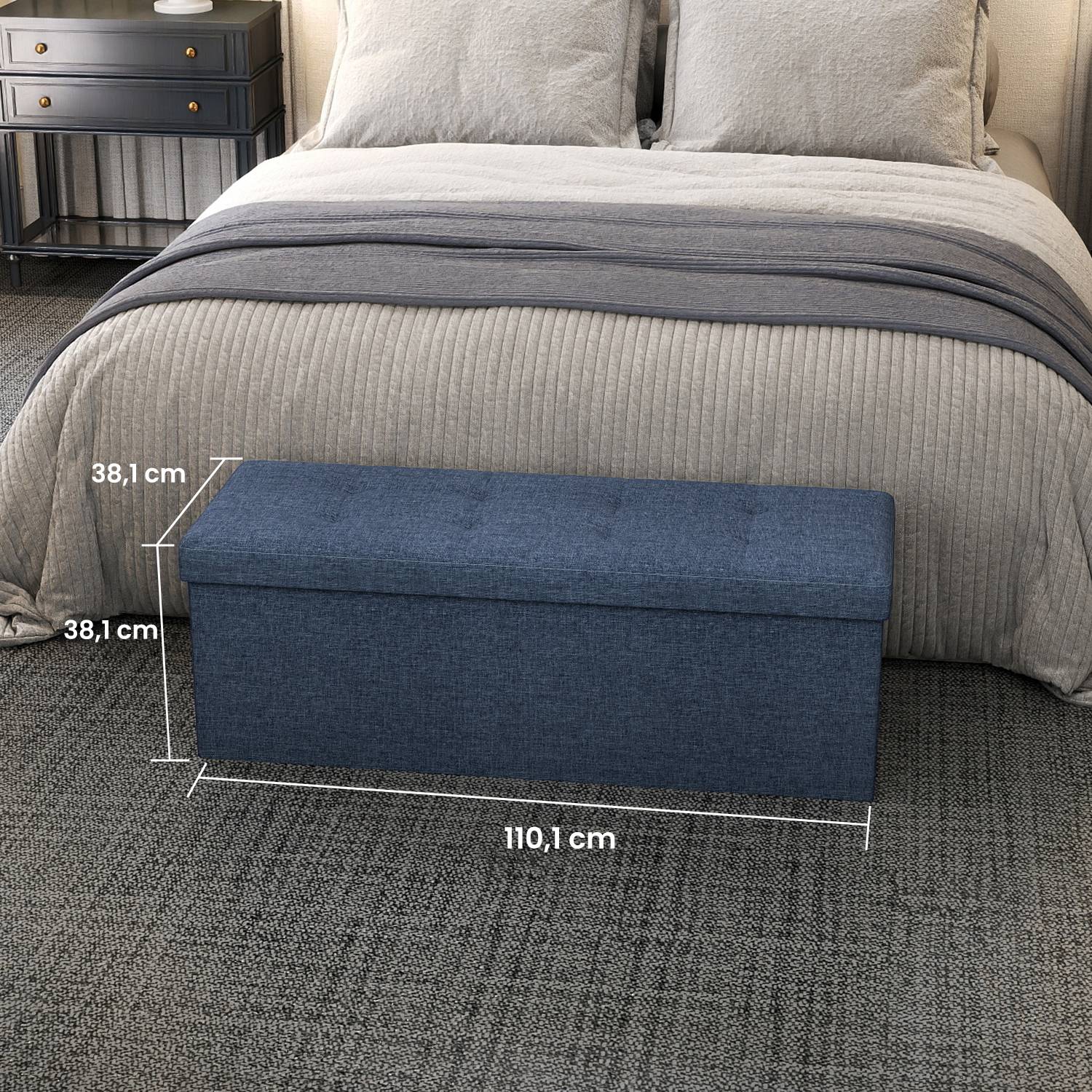 Bench with storage, storage bench, sleeper bench - Image 2