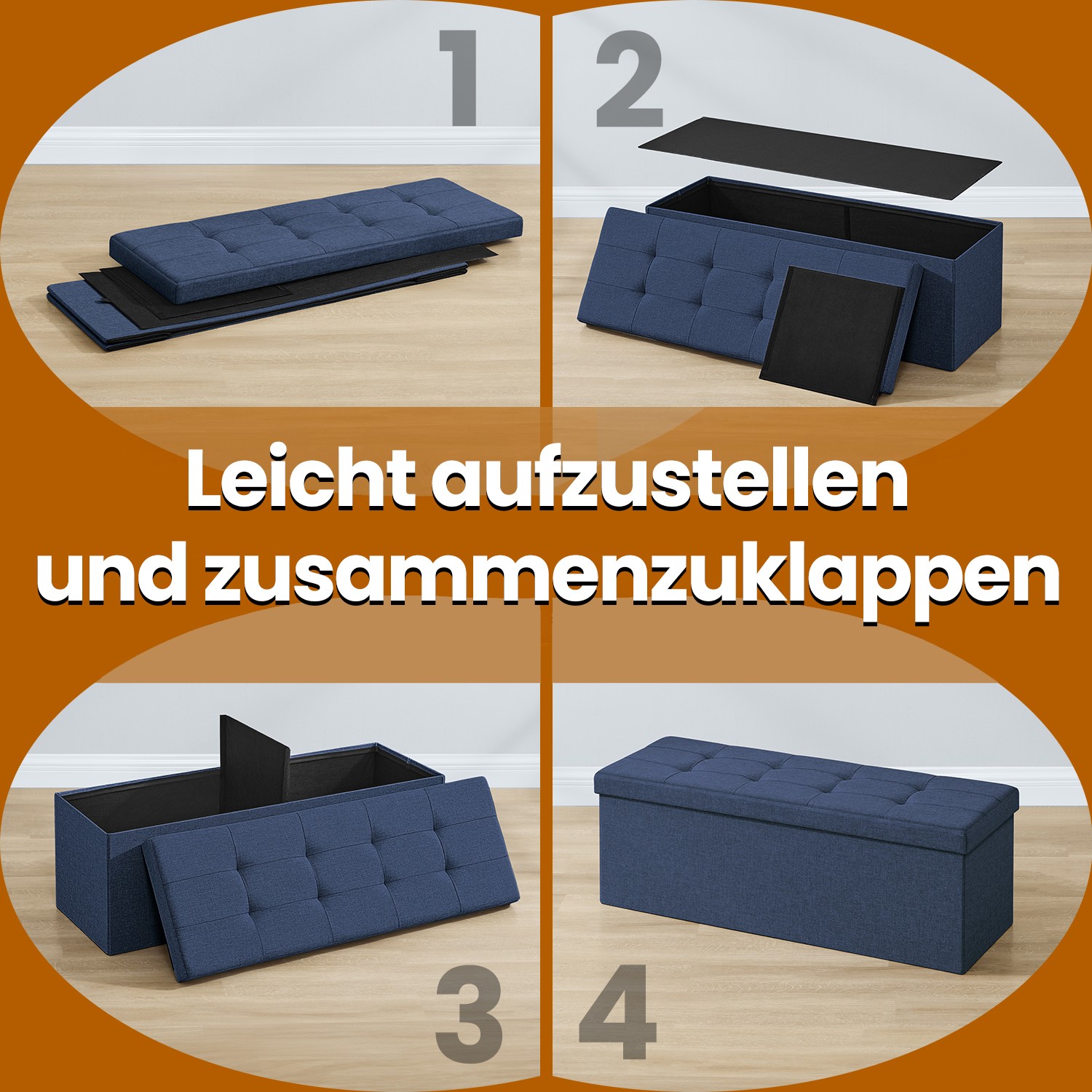 Bench with storage, storage bench, sleeper bench - Image 4