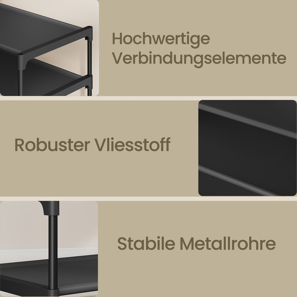 3-tier shoe rack, shoe storage, entryway - Image 6