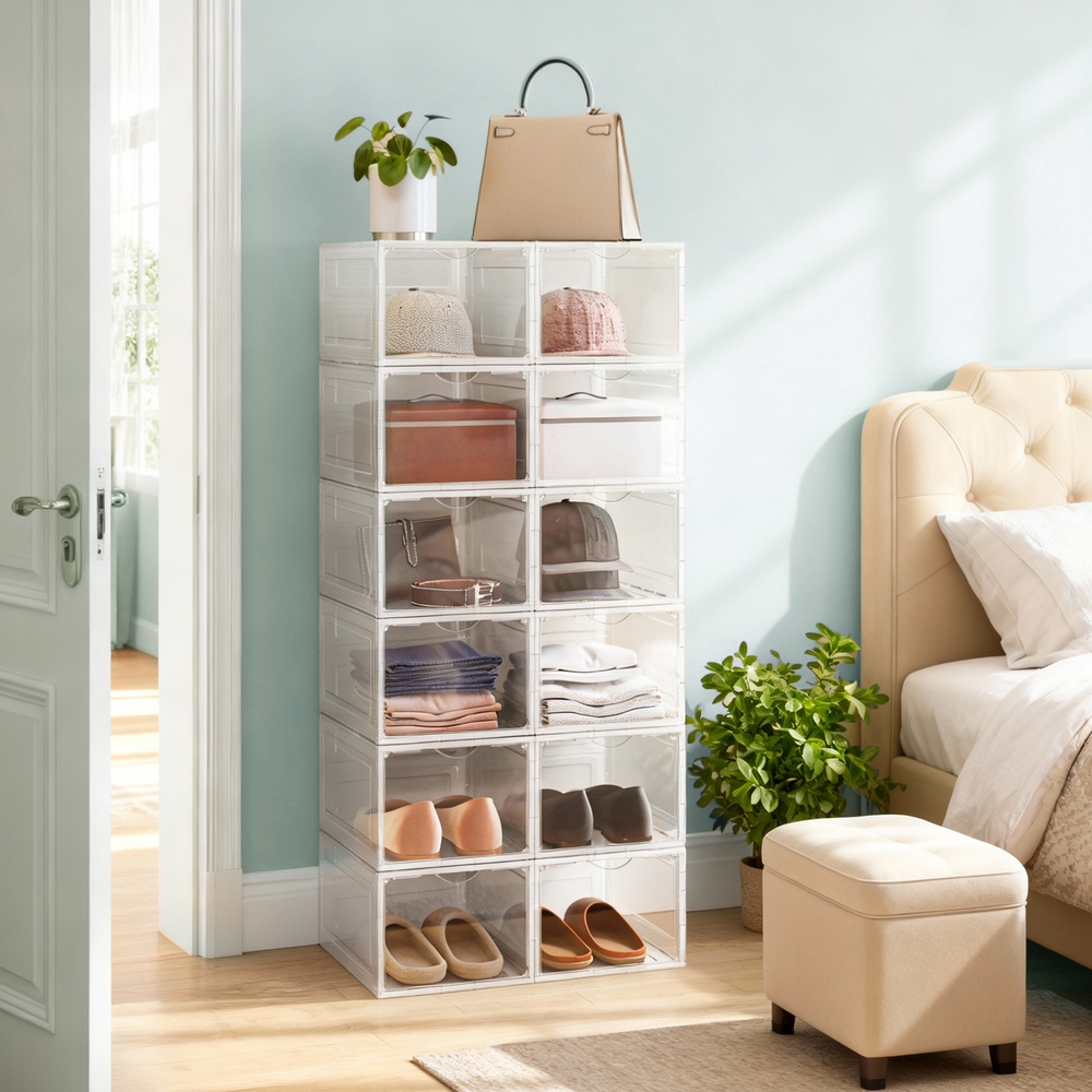 Transparent white shoe box - Image 4