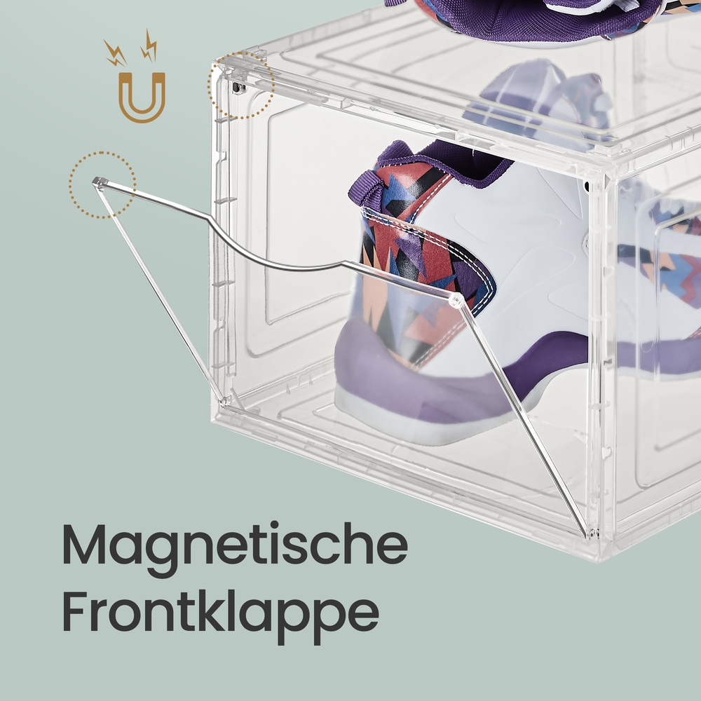 Transparent white shoe box - Image 6
