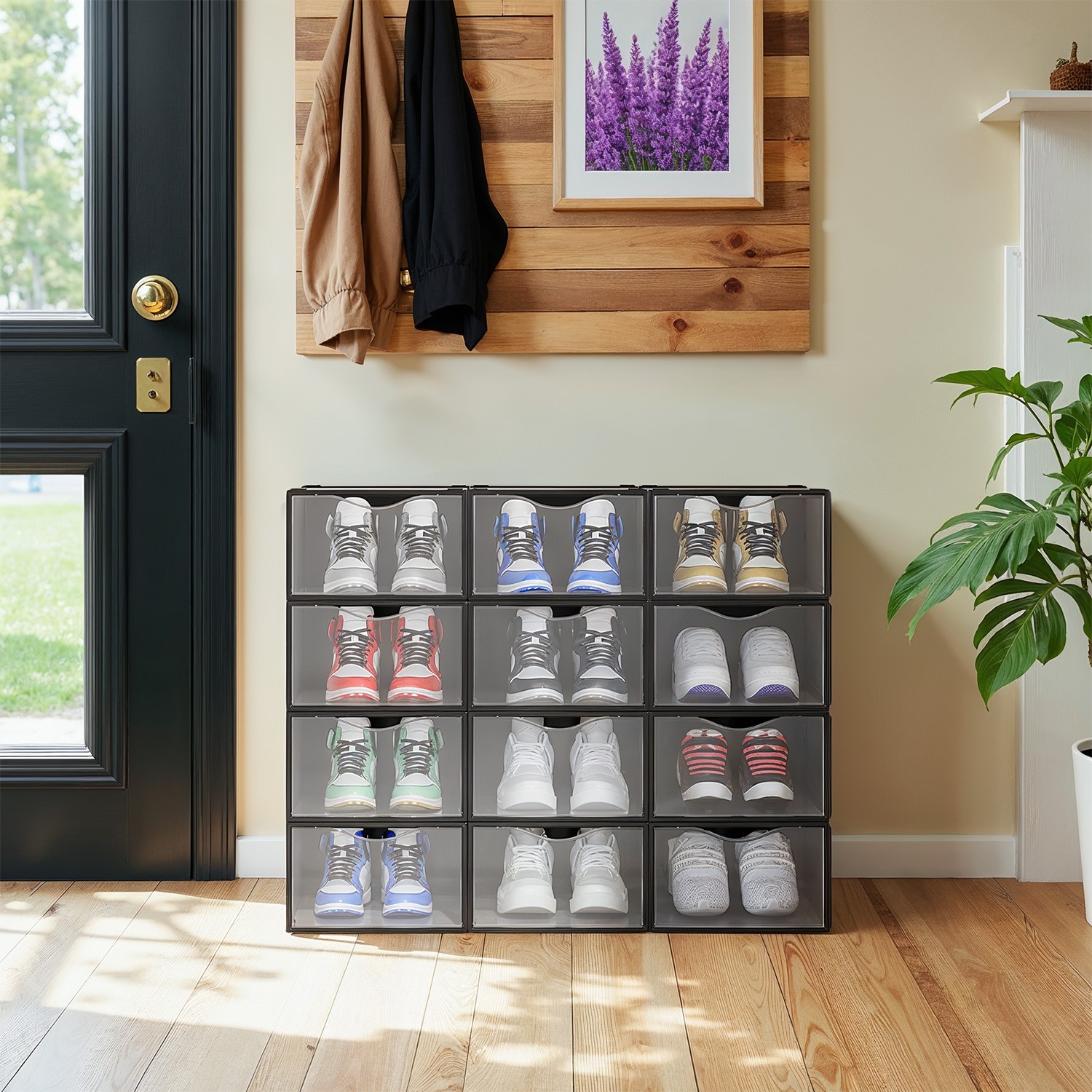 Skoboxar, av plast, med lucka - Bild 2