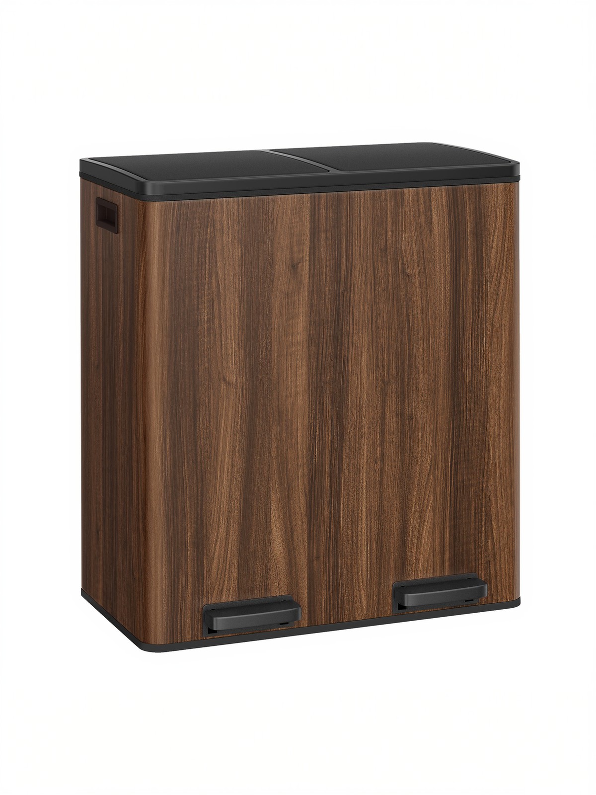60 L trash can with 2 compartments, removable inner bins, pedal - Image 2