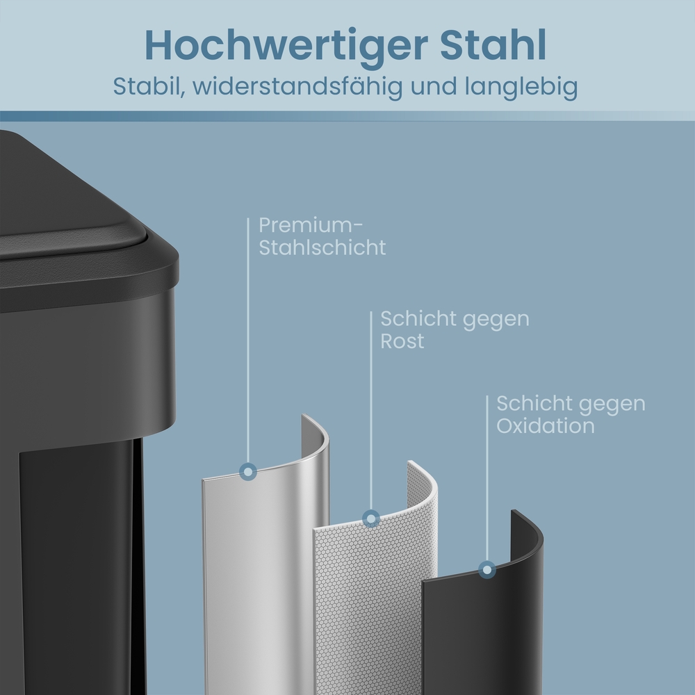 Kitchen trash can, waste sorting system, trash can - Image 6
