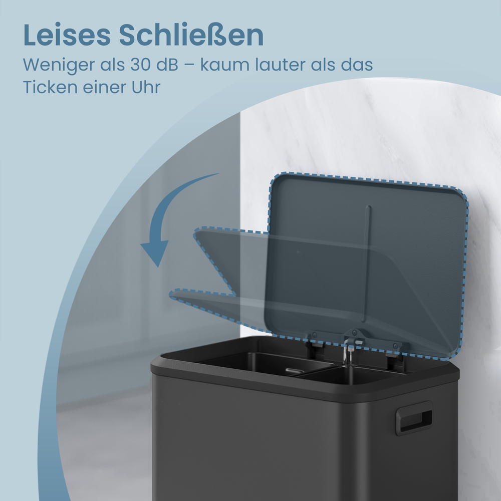 Kitchen trash can, waste sorting system, trash can - Image 8