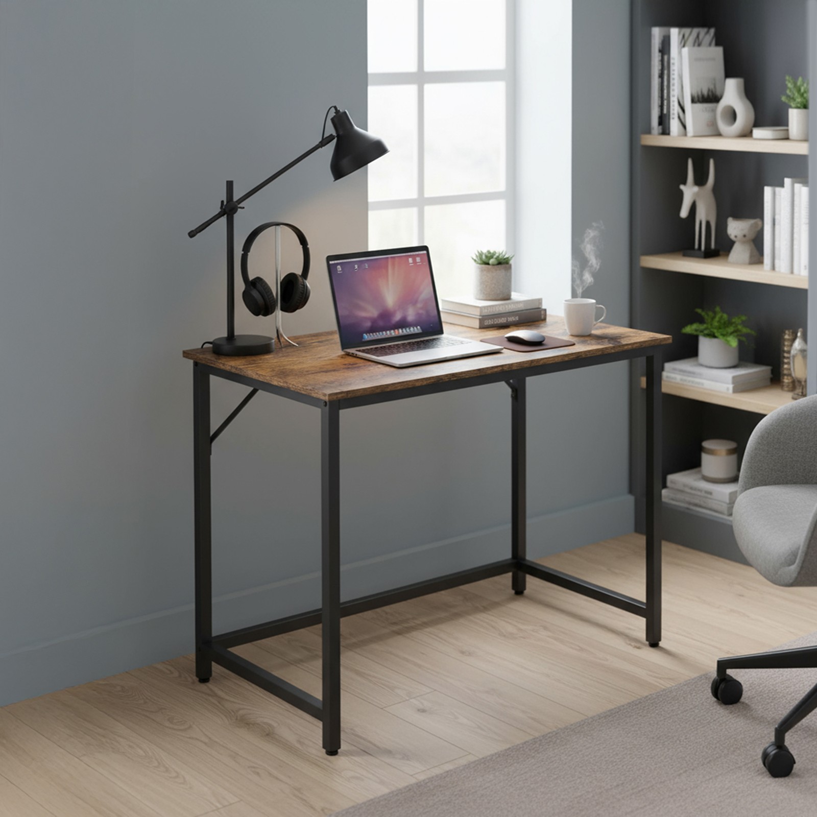 Skrivebord, lille computerbord, kontorbord - Billede 5