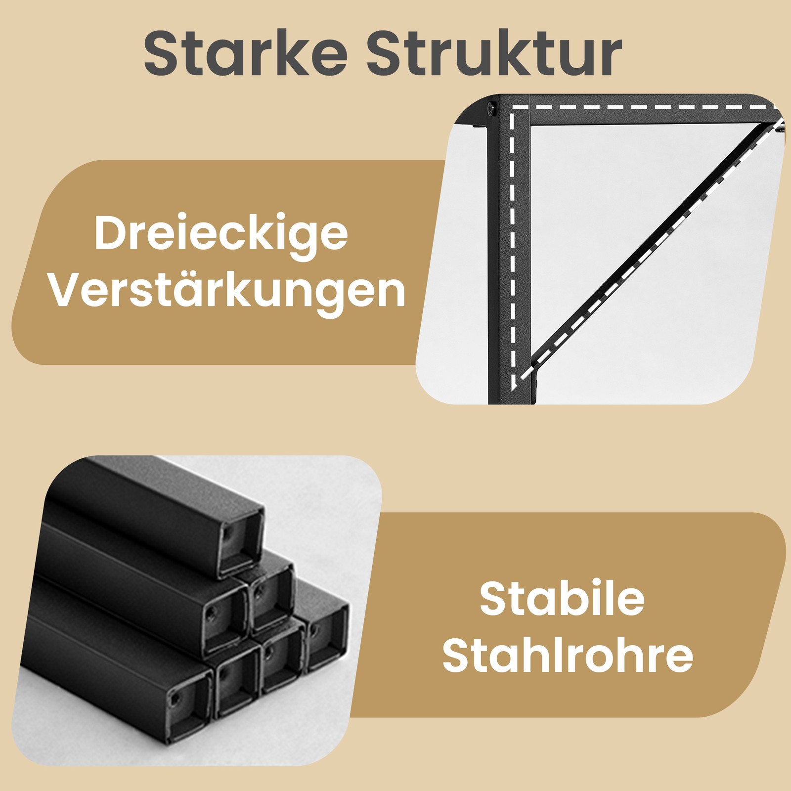 Skrivebord, lille computerbord, kontorbord - Billede 6