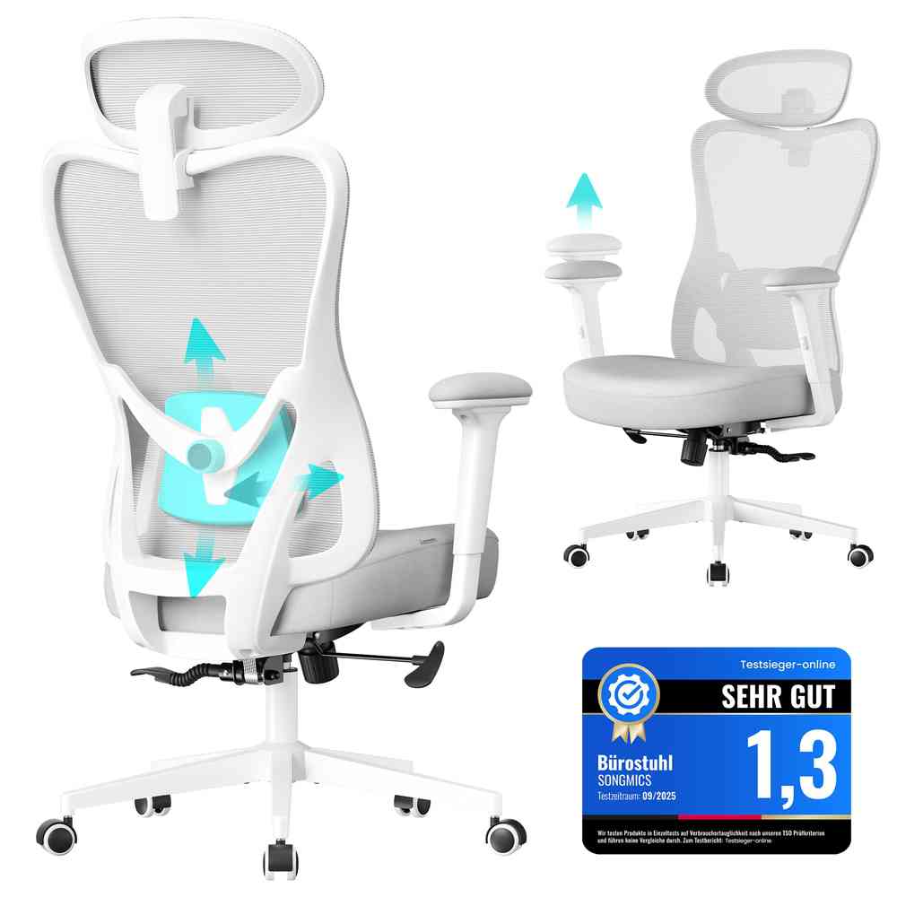 Ergonomic office chair with adjustable support