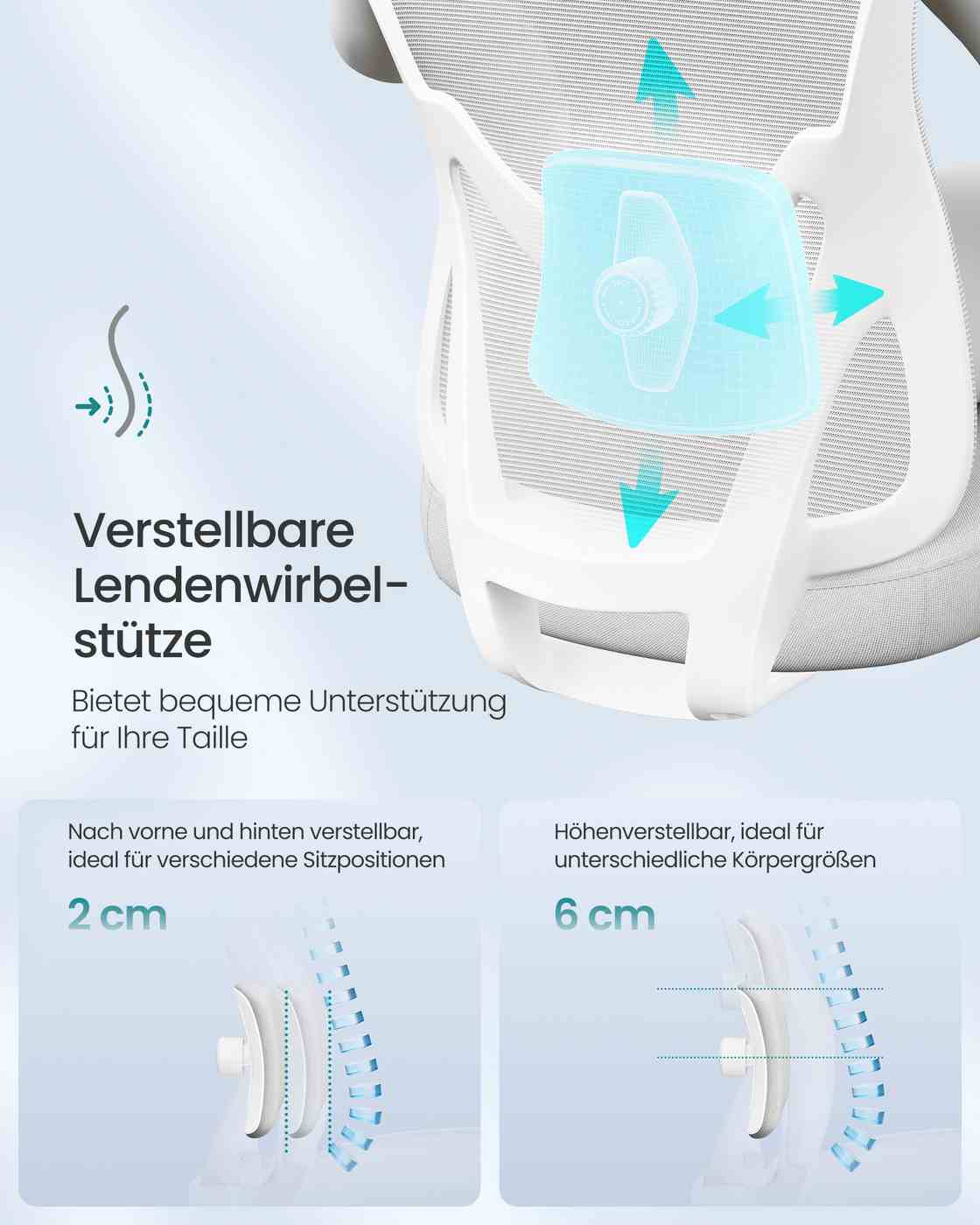 Ergonomic office chair with adjustable support - Image 5